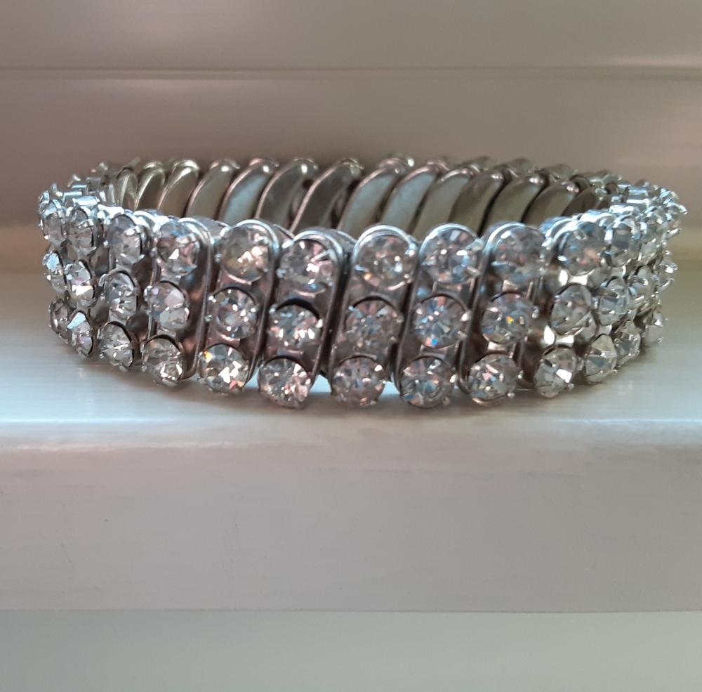 Vintage Rhinestone Bracelet